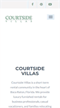 Mobile Screenshot of courtsidevillas.com